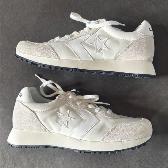 Converse Omega Unisex Gender Inclusive Beige White Sneakers Size 9 Unisex NEW - Picture 7 of 16